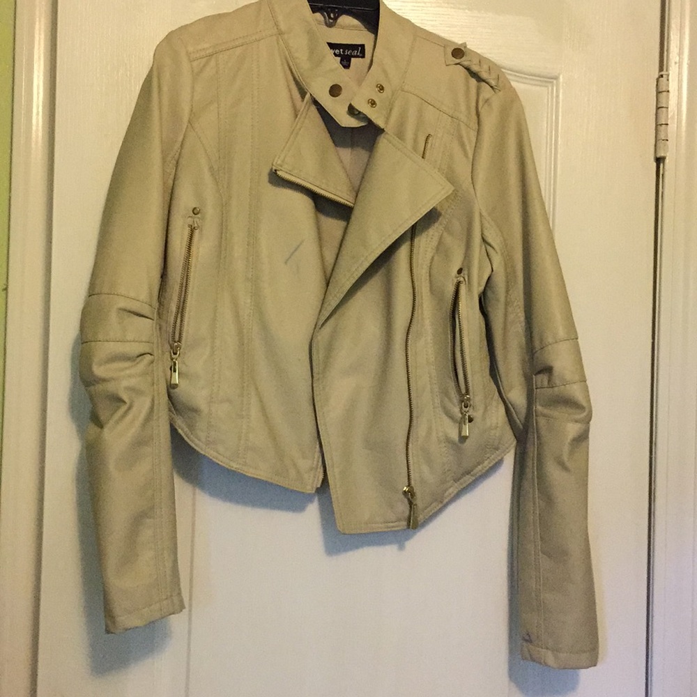 A tan jacket